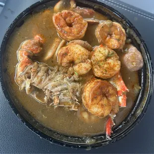 Seafood. Gumbo