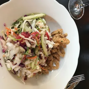 Crispy Calamari Salad