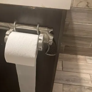 Bathroom toilet paper revolver