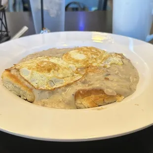 Pour some gravy in me with over medium eggs