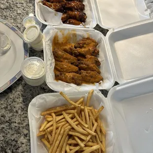 Wings &amp; fries