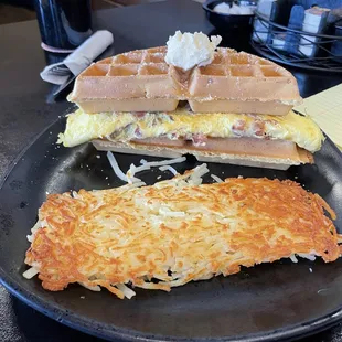 Waffle Sandwich Plate