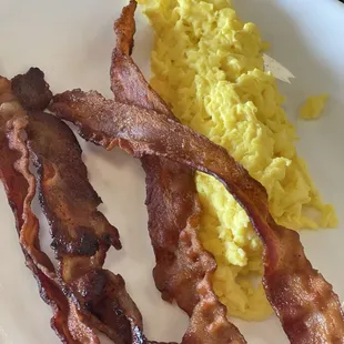 Bacon and eggs