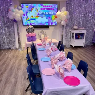 The decor was so professional, even the lighting was perfect!