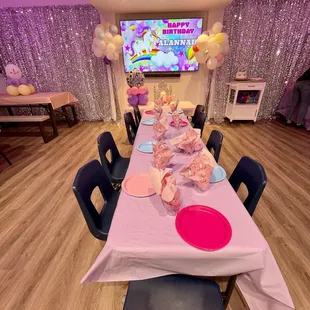 Loved the personalization of her name up on the screen