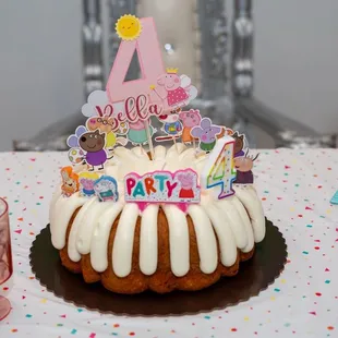 You can place cake order next door