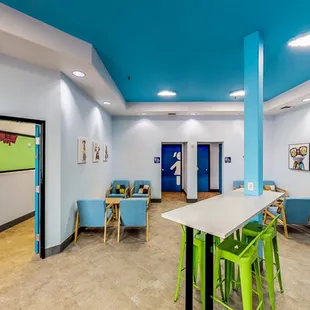 Dining area restrooms