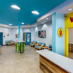 Dining bar area