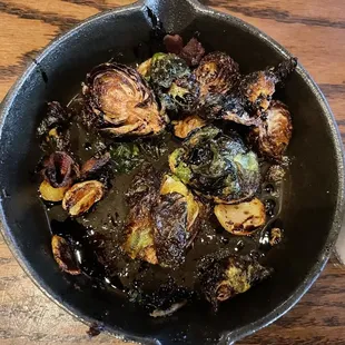 Charred brussel sprouts