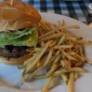 Blue Cheese Burger &amp; Fries