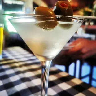 Vodka Martini (skip cocktails and stick with wine or beer)