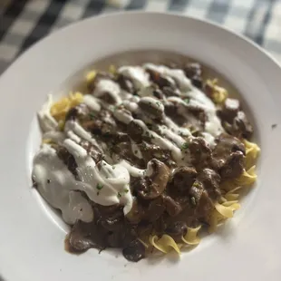 Beef Stroganoff