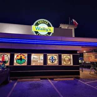 the outside of the restaurant