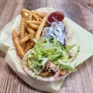 Chicken Gyros Wrap