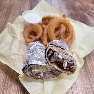 Beef Shawarma Wrap