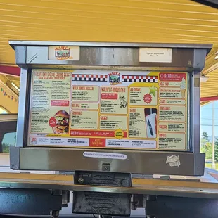 Drive in menu