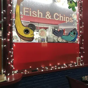 They got fish and chips my seafood friends