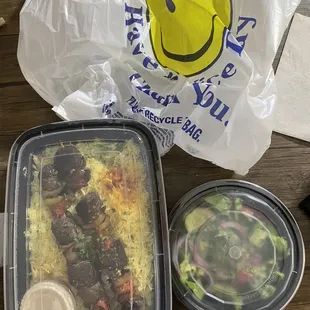 Delivered food