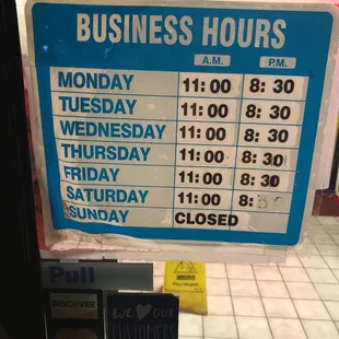 They are not open until 10:00