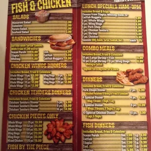 Menu pg 1 10/15