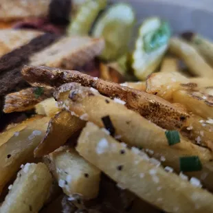 The yummy fries...
