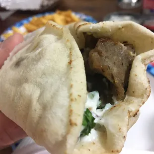 Gyro, hubby said it was great!