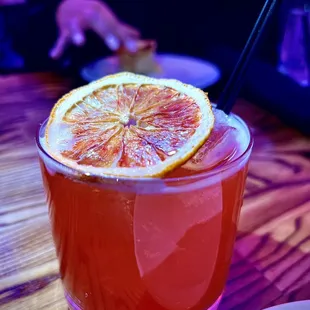 Blood orange margarita