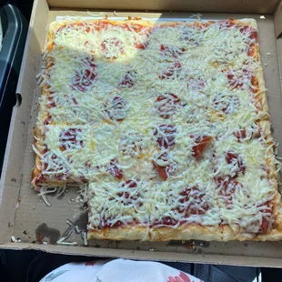 a pizza in a box
