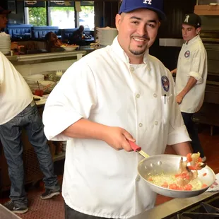 Wally&apos;s head Chef, Orlando Avalos