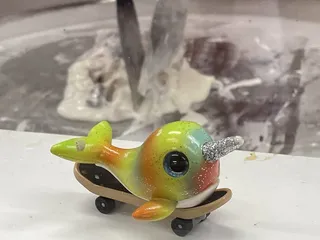 NarWhals Rolled Ice Cream