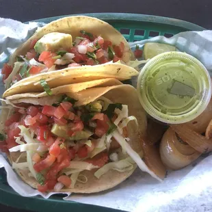 Shrimp &amp; fish taco uneaten