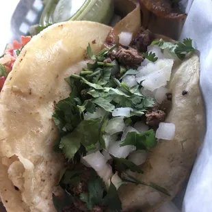 Rib eye taco