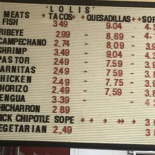 menu, sushi and sashimi