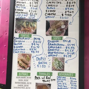 Menu at Loli&apos;s Mexican Cravings Food Truck, Tampa Bay