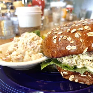 the chicken curry sandwich