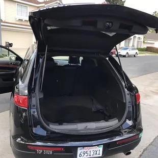 Bigger trunk for a lot of luggage.