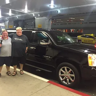 After a long flight from UK. Airport shuttle service