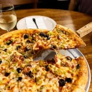 pizza, food
