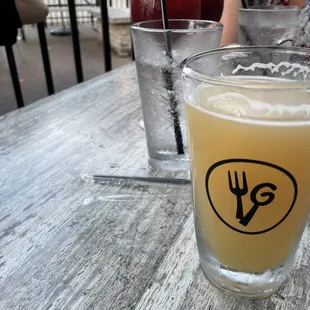 Local hazy and a red sangria