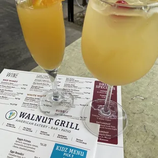 Brunch cocktails (mimosas)