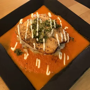 Roasted Garlic Crusted Salmon