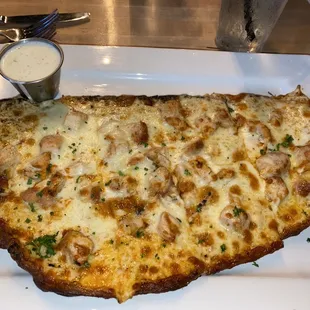 Buffalo Chicken flat bread