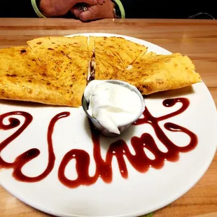 Chicken and Brie Quesadillas