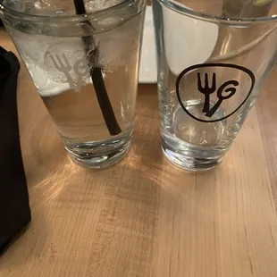 Glasses of water