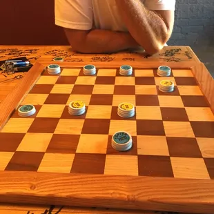 Heated checkers game!