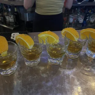 jameson with a wedge of orange