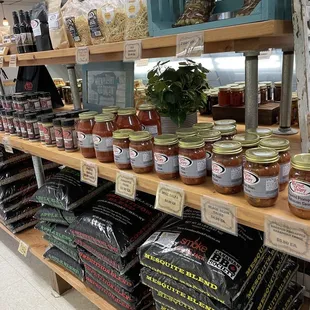 Salsa and rubs.