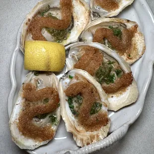 Charbroiled Oysters