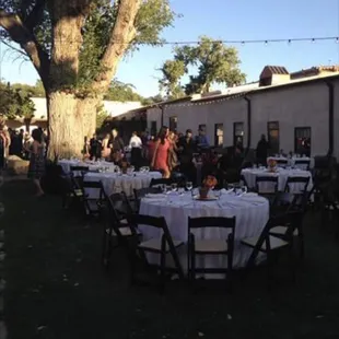 The Palace of the Governors courtyard all decked out!!