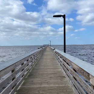 Boardwalk pier on St. John&apos;s river. Great for fishing, relaxing, walk, meditating, boat and aircraft watching to name a few.
